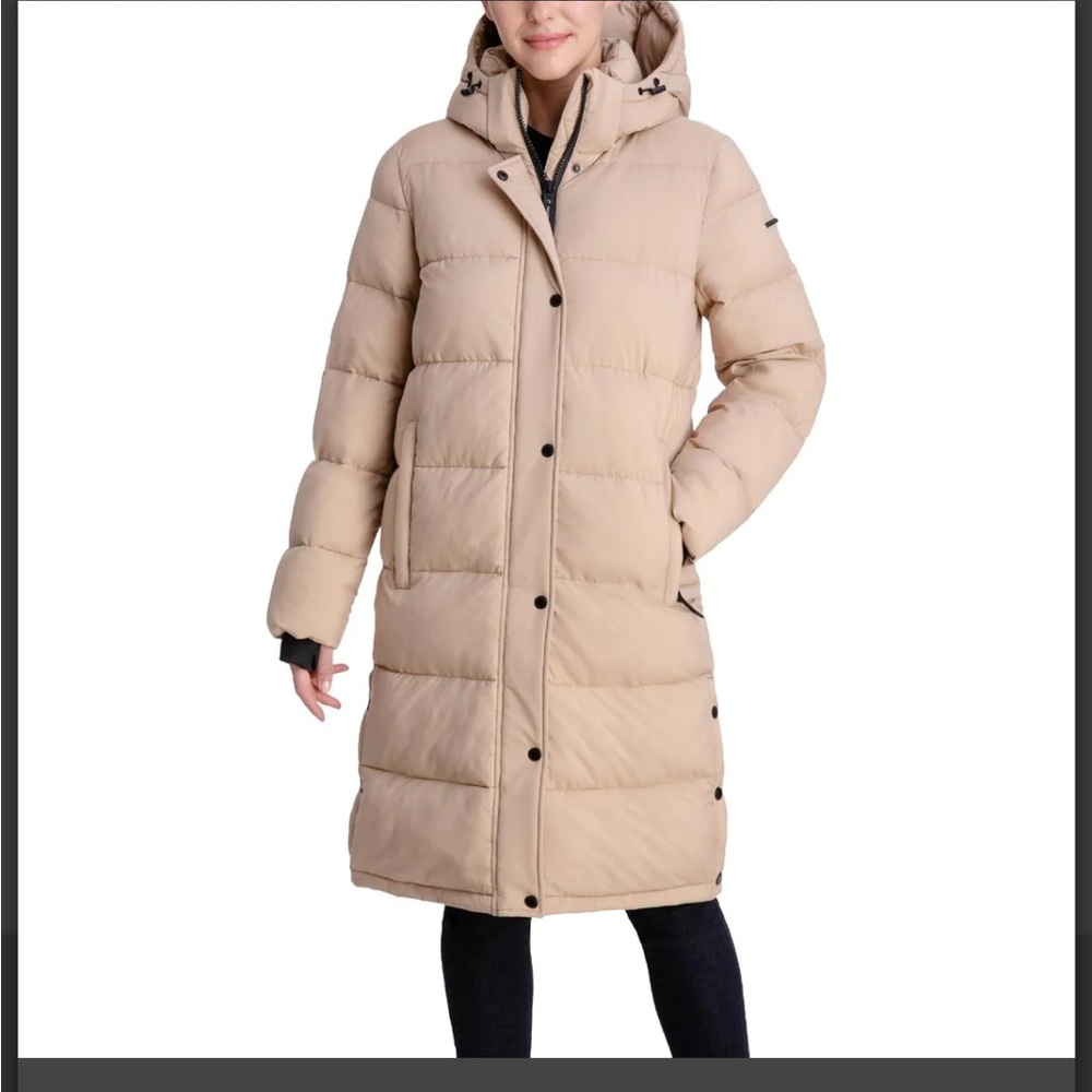 Bcbgmaxazria Long Puffer Coat Gem